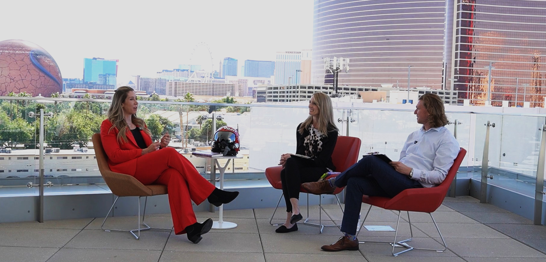 Michelle 'MACE' Curran, former Thunderbirds Lead Solo Pilot and author of The Flipside
