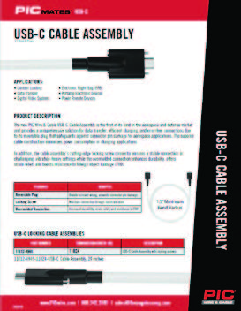 USB-C Cable Assembly Flyer PDF cover